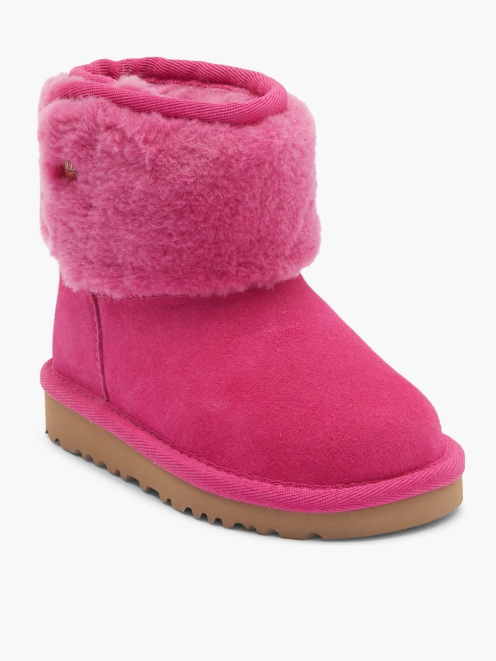 UGG Kids' Classic Jona Luxury Boot in Dark Peony 7
